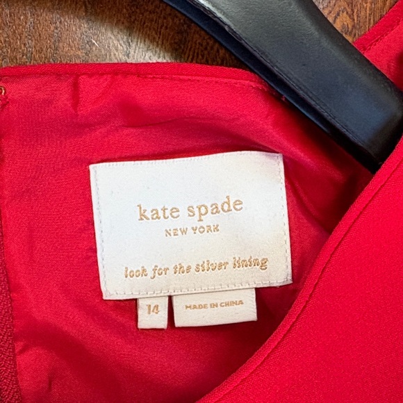 Kate Spade Vibrant Red Midi Dress - Picture 6 of 10